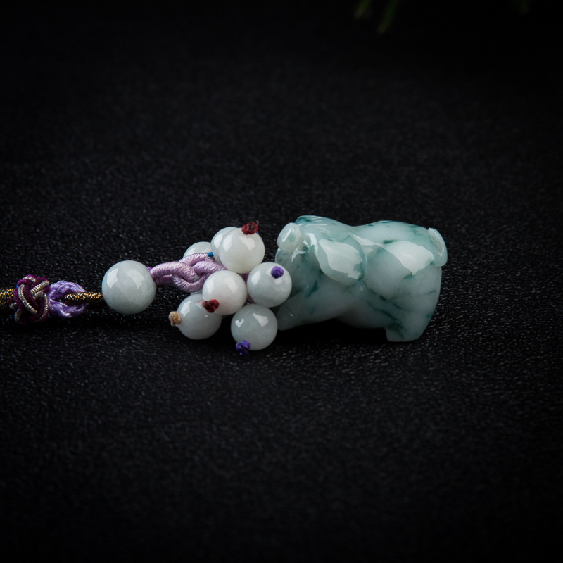 飘花翡翠亥猪两用款-红掌柜