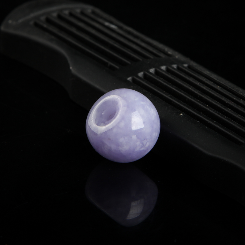 豆种翡翠路路通吊坠-红掌柜