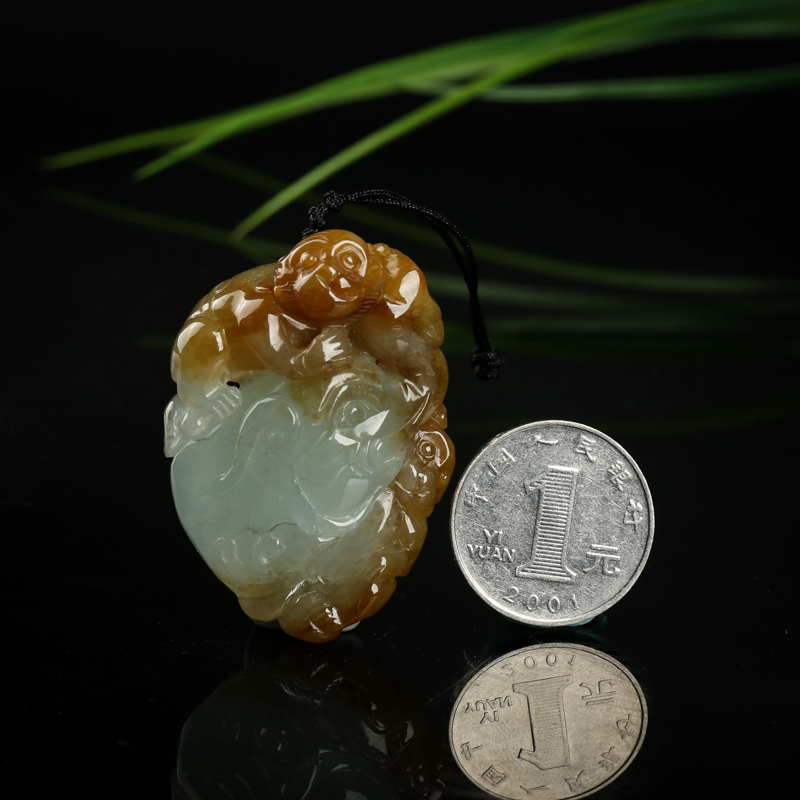 黄翡王侯将相挂坠-红掌柜