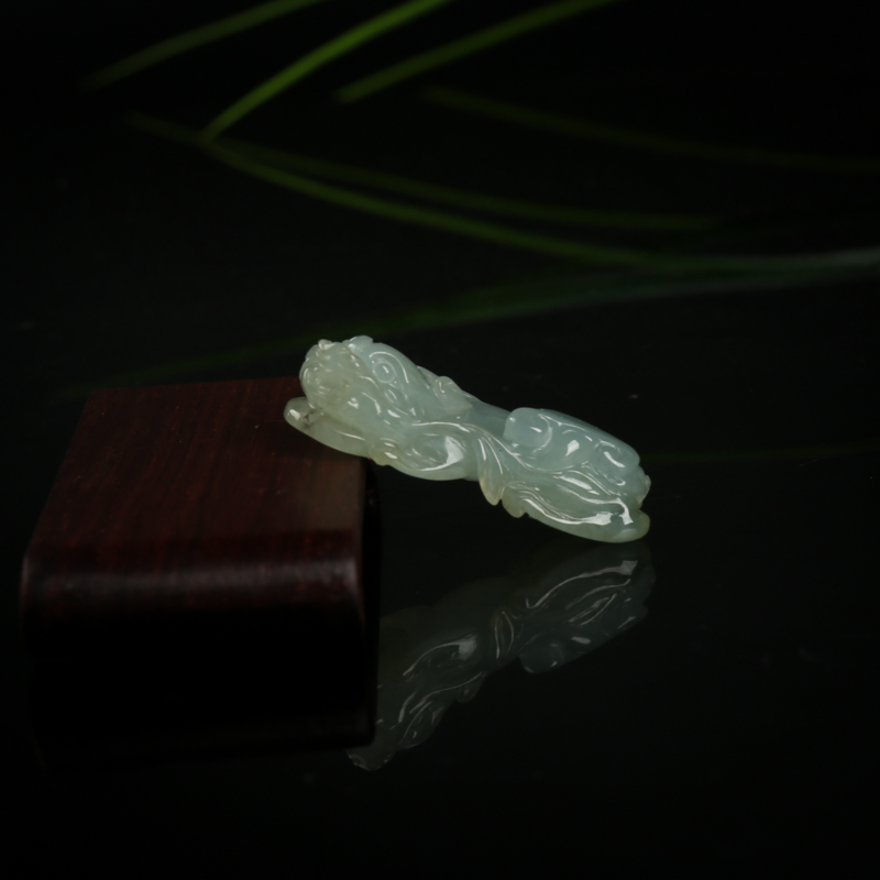 翡翠貔貅吊坠-红掌柜