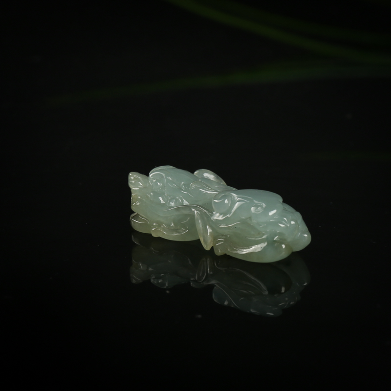 缅甸翡翠貔貅挂坠-红掌柜