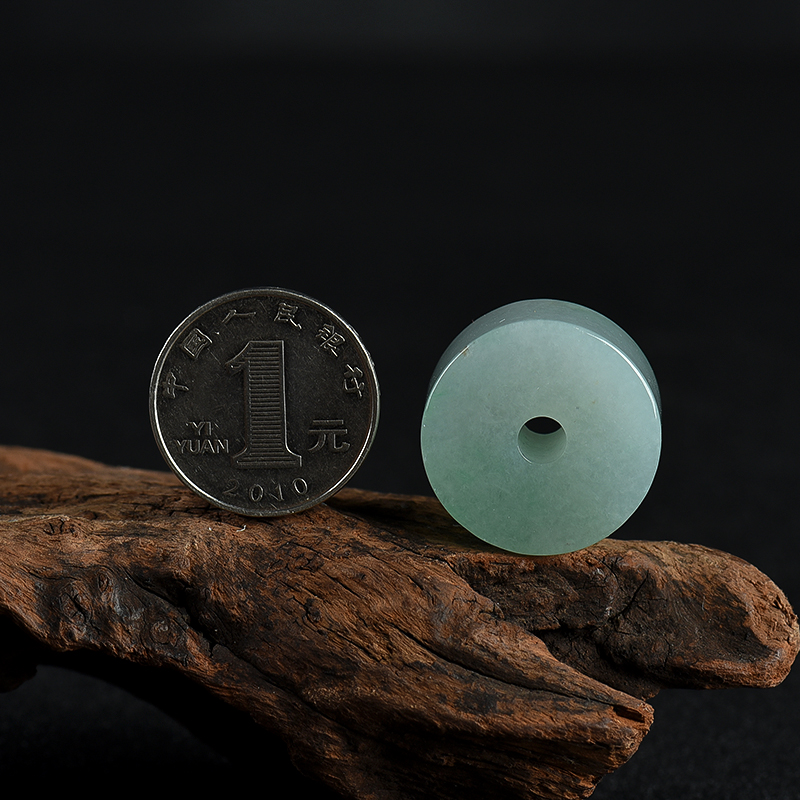 缅甸翡翠路路通吊坠-红掌柜