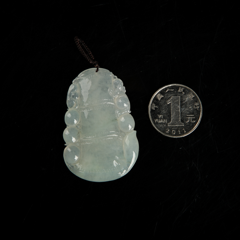 缅甸翡翠节节高吊坠-红掌柜