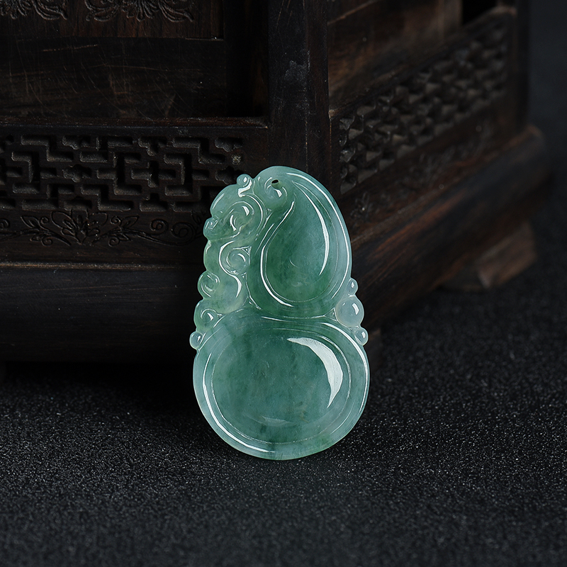 翡翠福禄吊坠-红掌柜