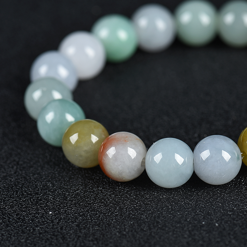 翡翠单圈手串-红掌柜