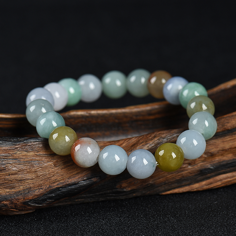 糯种福禄寿翡翠手串-红掌柜