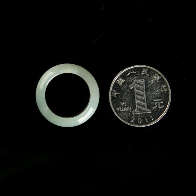 糯种翡翠戒指-红掌柜