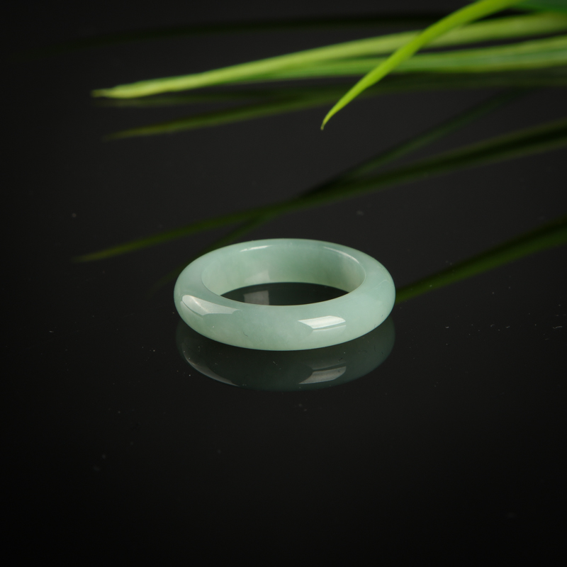 缅甸天然翡翠戒指-红掌柜