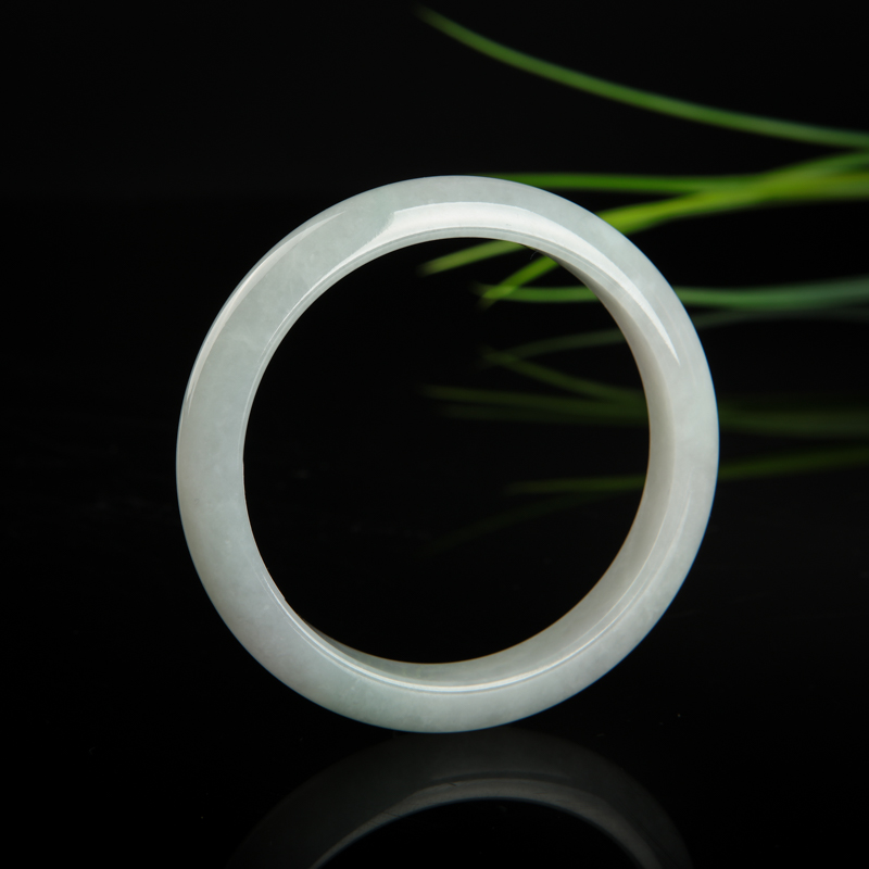 57.5mm豆种翡翠手镯-红掌柜