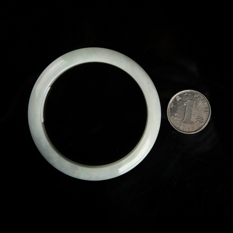 天然缅甸翡翠手镯-红掌柜