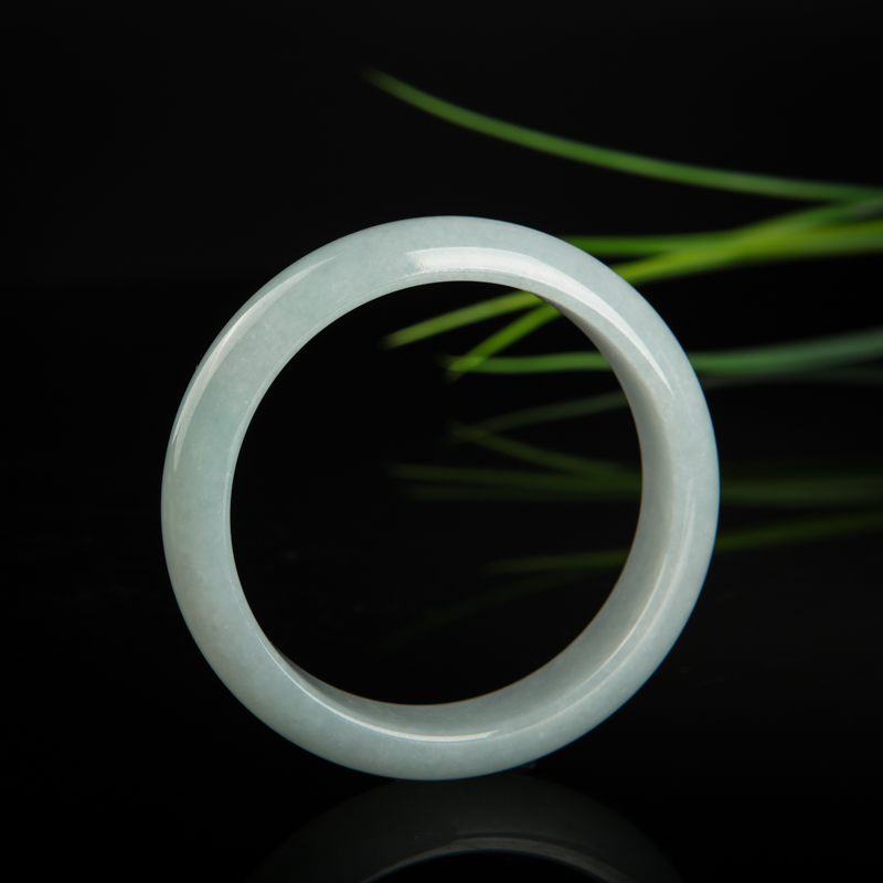 57.5mm豆种翡翠手镯-红掌柜