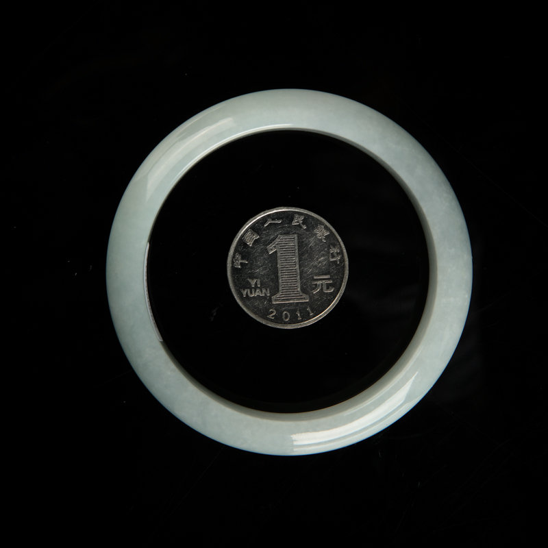 天然缅甸翡翠手镯-红掌柜