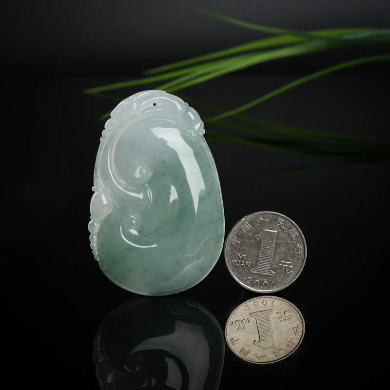 翡翠吊坠-红掌柜