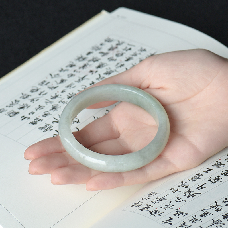 天然翡翠手镯-红掌柜