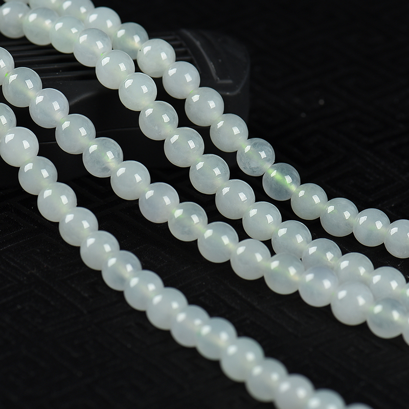 缅甸天然翡翠项链-红掌柜