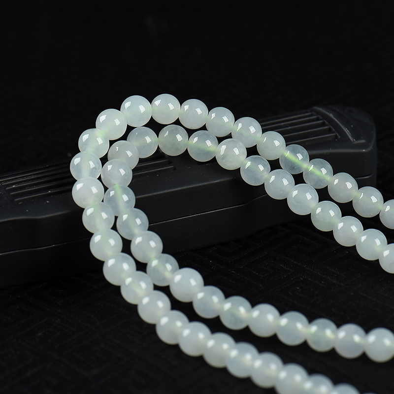 缅甸翡翠项链-红掌柜