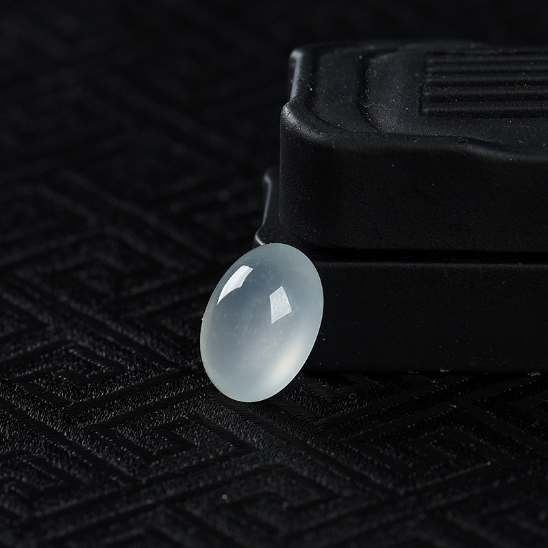 天然翡翠戒面-红掌柜