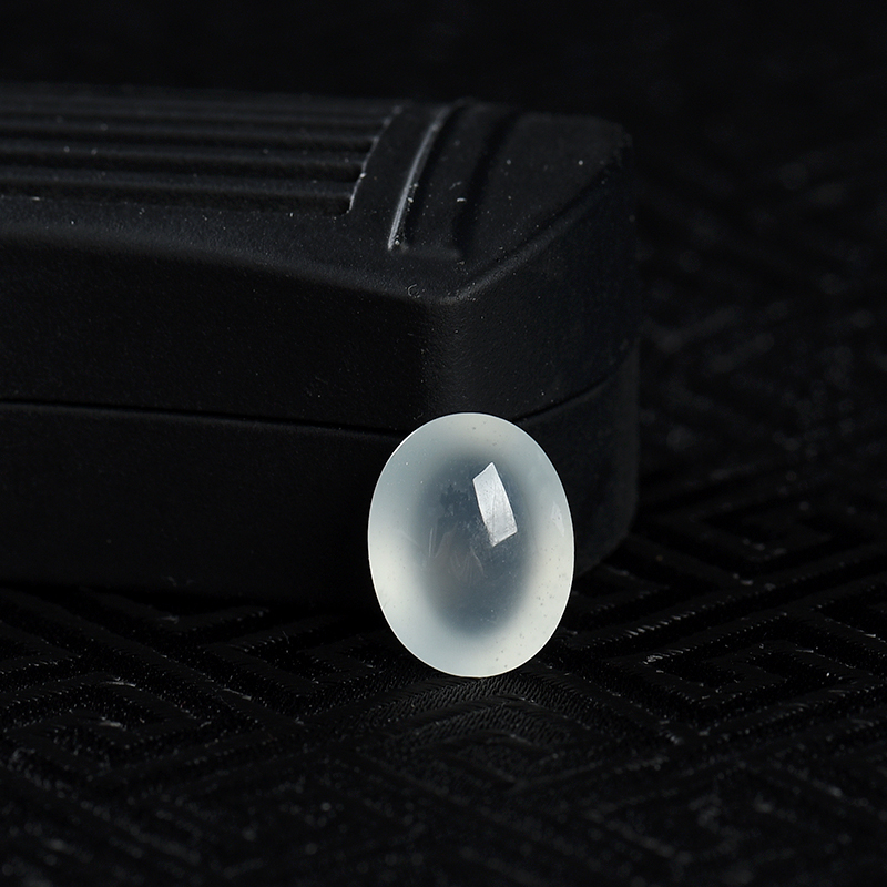 缅甸翡翠戒面-红掌柜