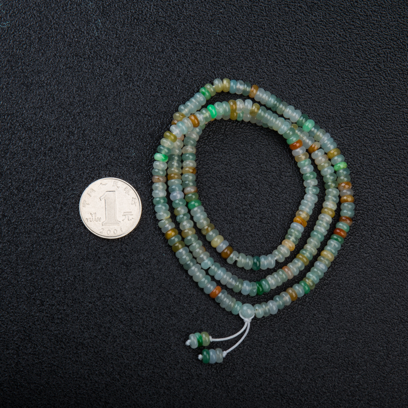 缅甸天然翡翠项链-红掌柜