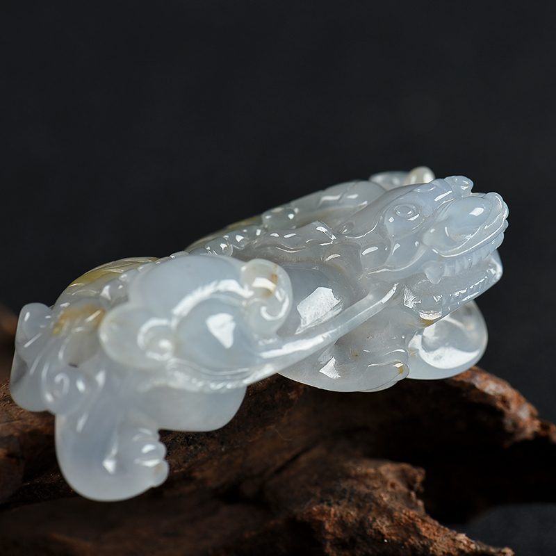 缅甸翡翠貔貅吊坠-红掌柜