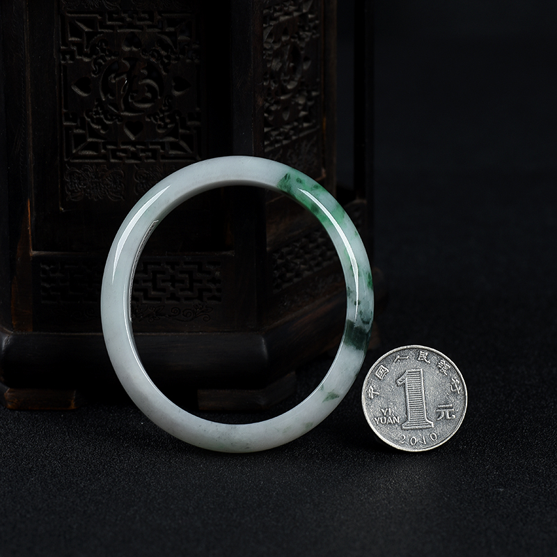 翡翠贵妃手镯-红掌柜