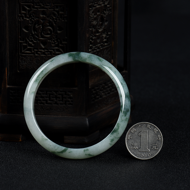 天然翡翠手镯-红掌柜
