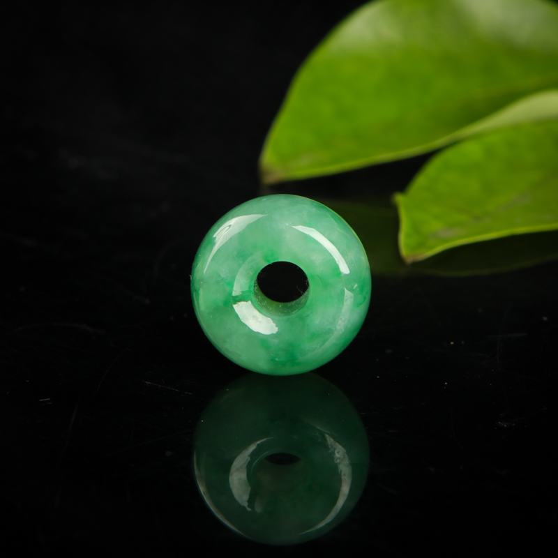 翡翠路路通吊坠-红掌柜