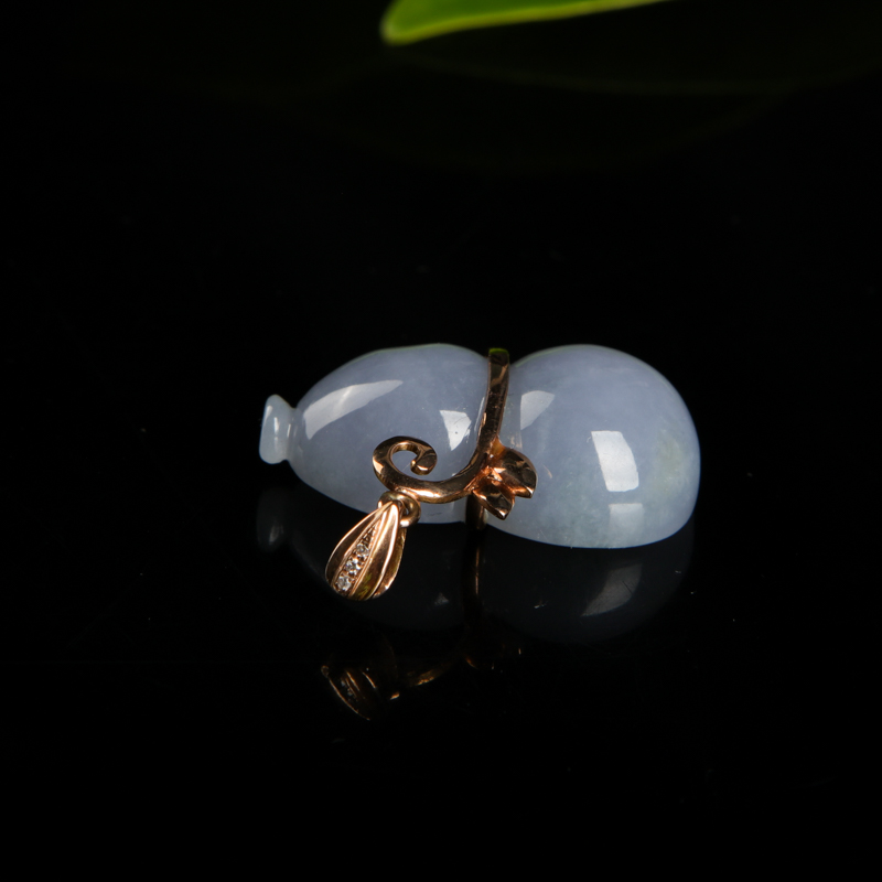 翡翠福禄吊坠-红掌柜