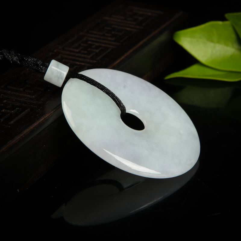 翡翠平安扣吊坠-红掌柜