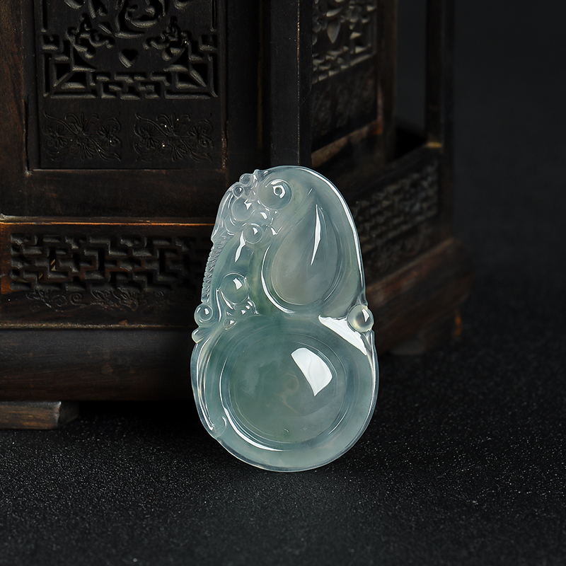 翡翠福禄吊坠－红掌柜