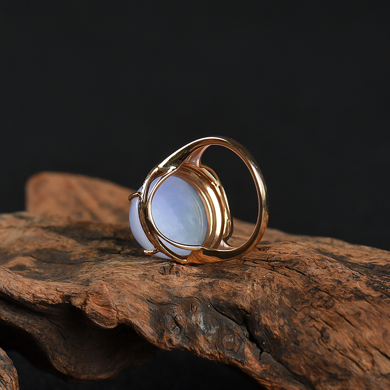 天然紫罗兰翡翠戒指-红掌柜