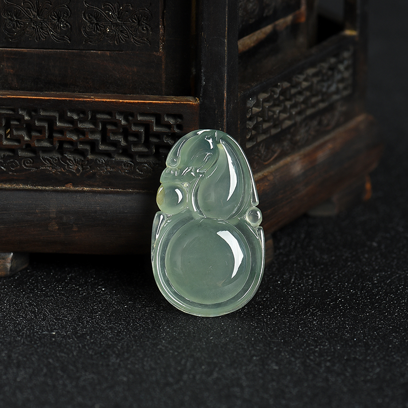 翡翠福禄吊坠-红掌柜