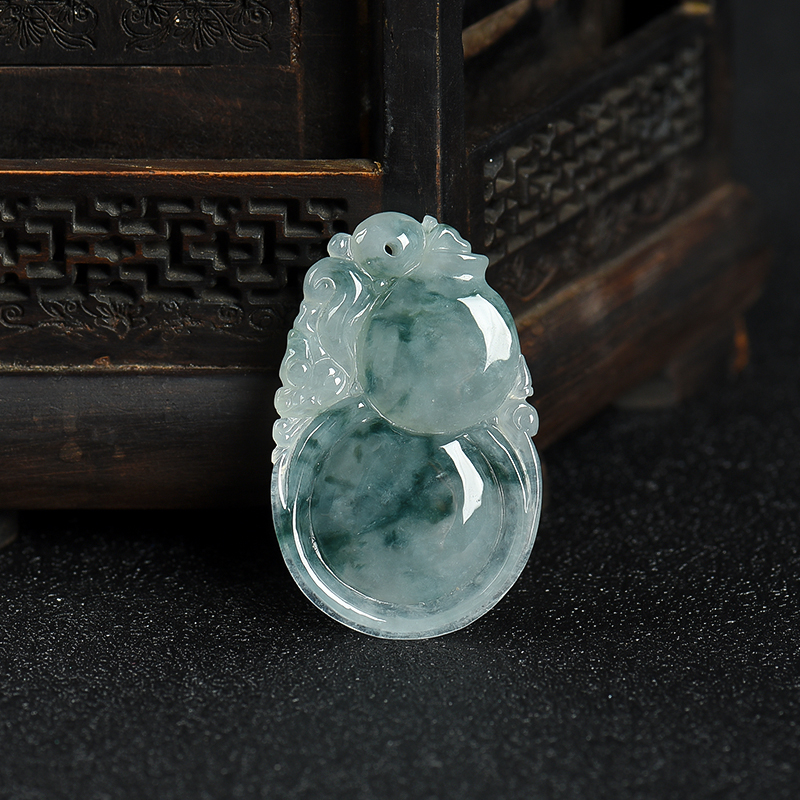 翡翠福禄吊坠-红掌柜