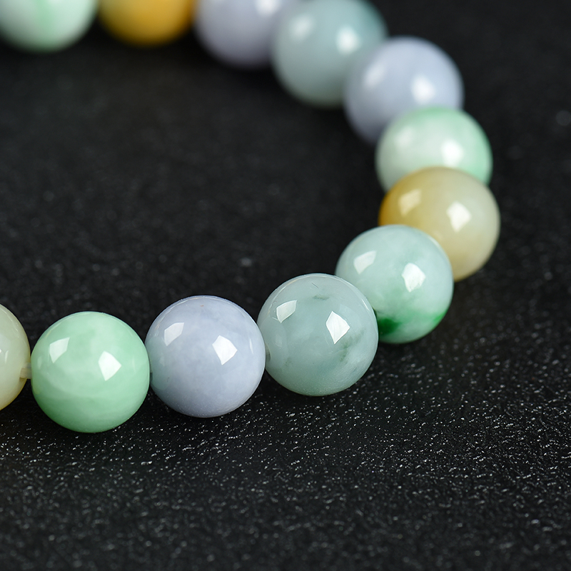 翡翠单圈手串-红掌柜