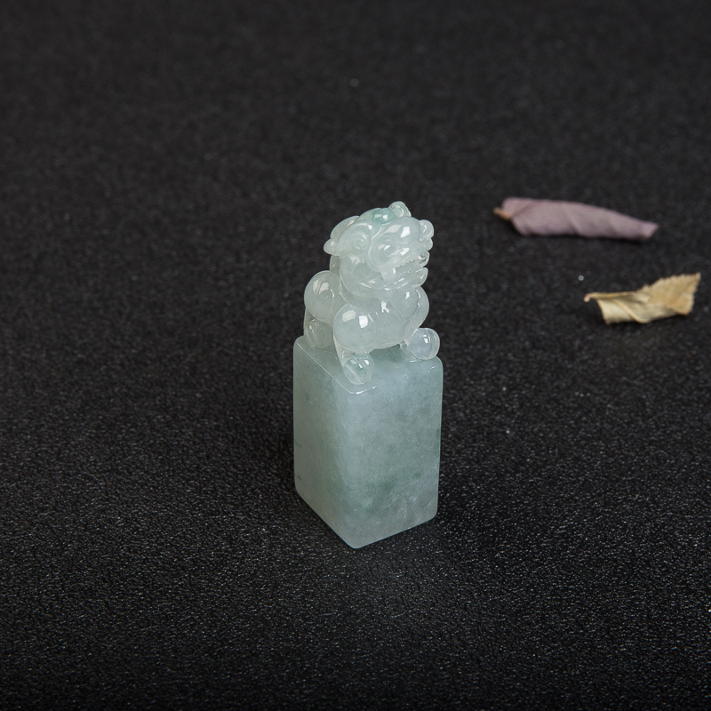 翡翠貔貅印章-红掌柜