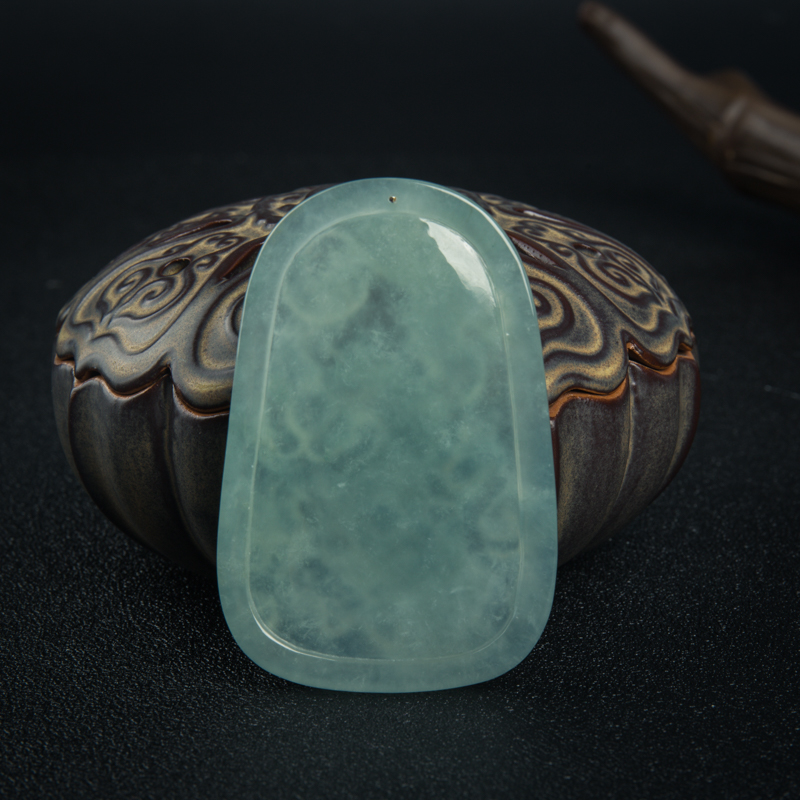 缅甸天然翡翠辰龙吊坠-红掌柜