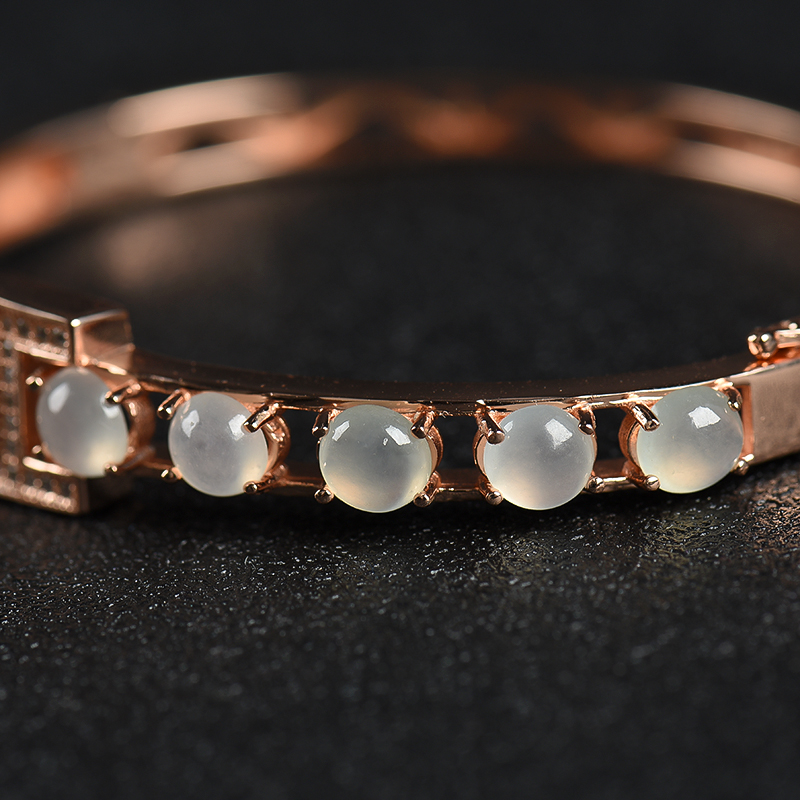 天然翡翠手镯-红掌柜