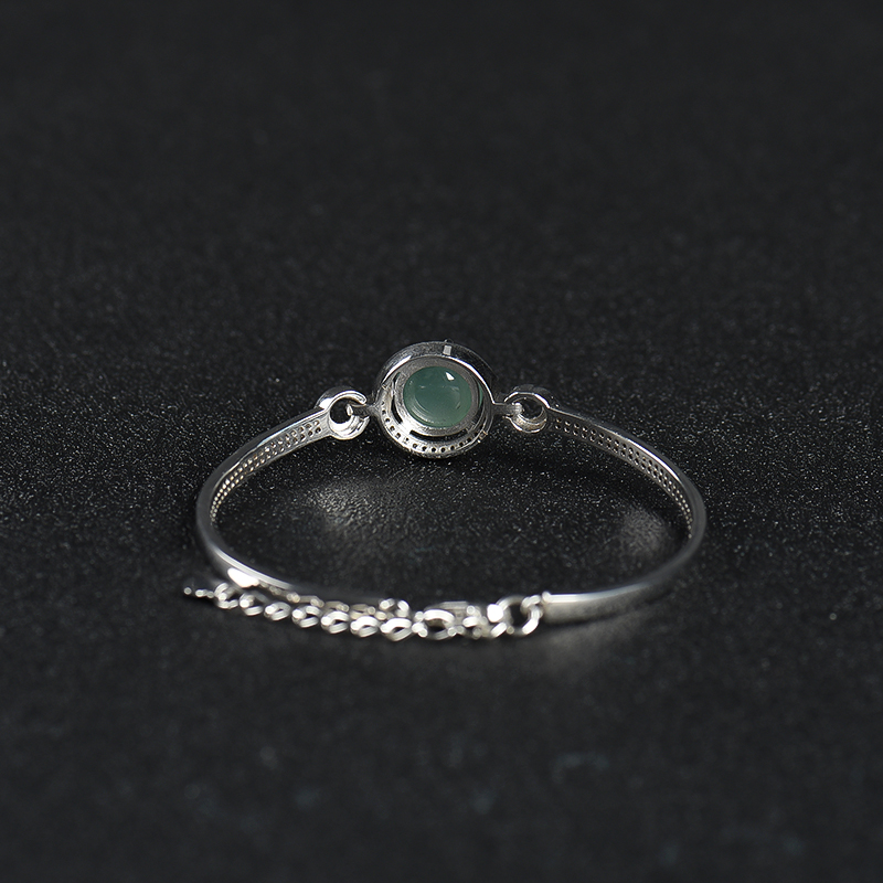 糯种翡翠手环-红掌柜