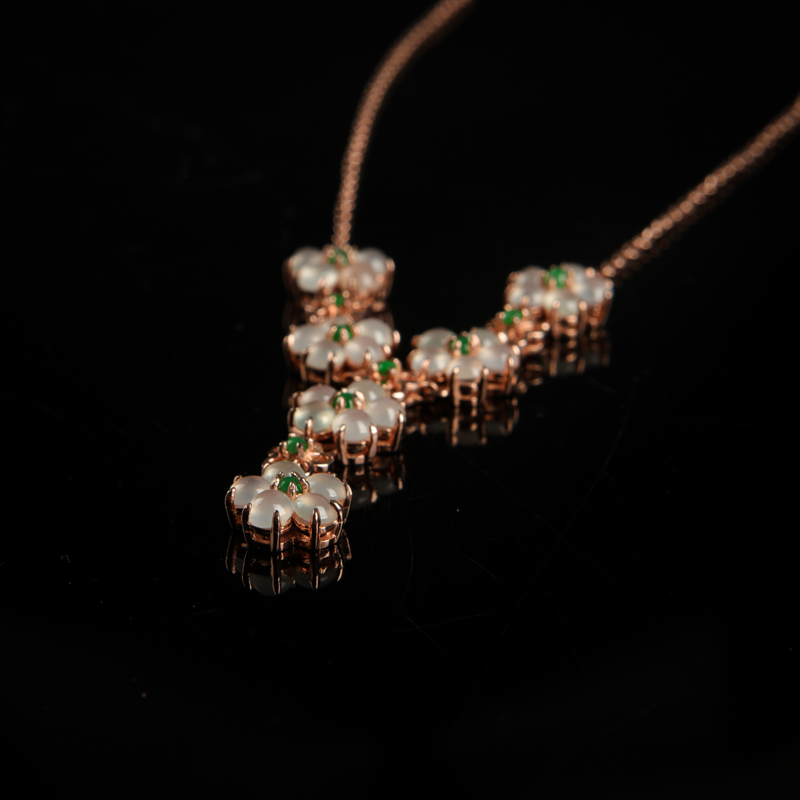翡翠项链-红掌柜