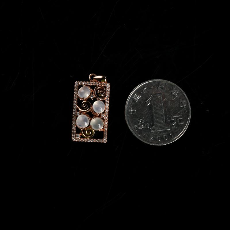 缅甸翡翠吊坠-红掌柜