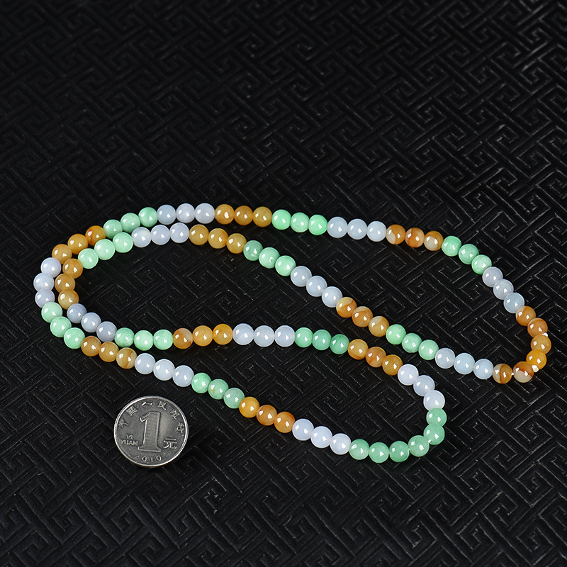 糯种翡翠项链-红掌柜