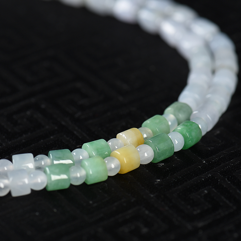 天然翡翠多圈手串-红掌柜