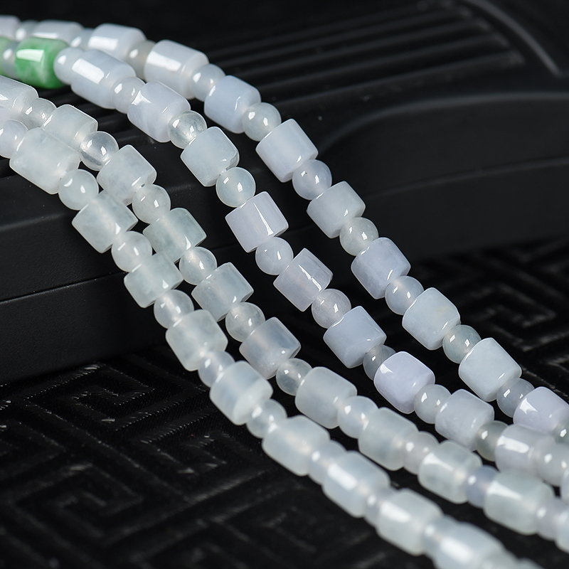 糯冰种翡翠手串-红掌柜