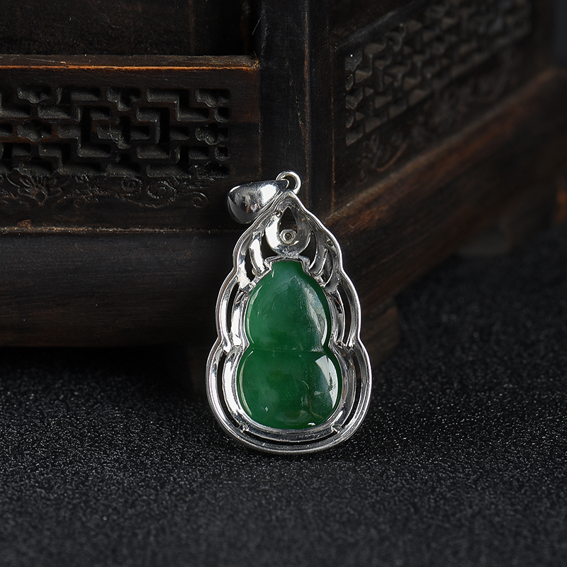 糯种翡翠福禄吊坠-红掌柜