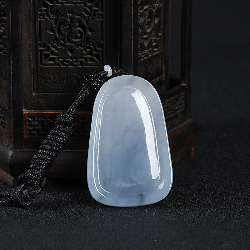 翡翠禅悟吊坠-红掌柜