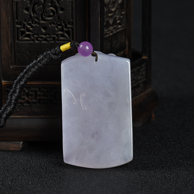 糯种翡翠辰龙吊坠-红掌柜