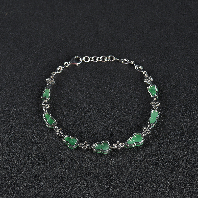 翡翠葫芦手链-红掌柜