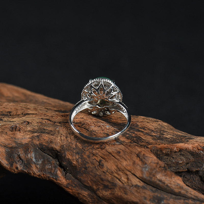 翡翠戒指-红掌柜