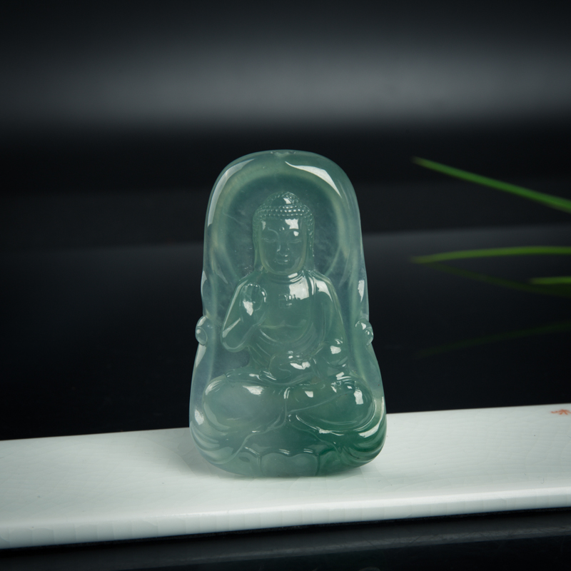 翡翠吊坠-红掌柜