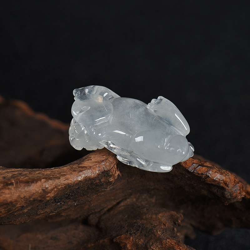 翡翠貔貅吊坠-红掌柜